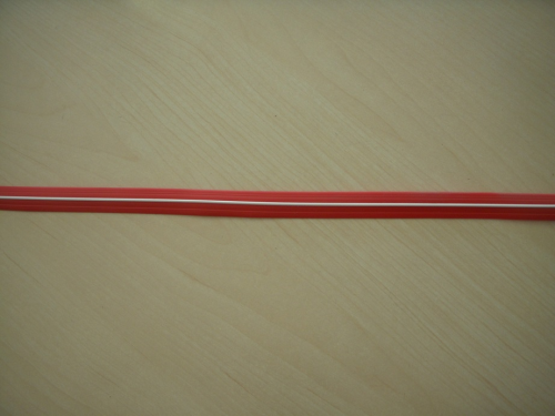 Leistenfüllerband rot/weiß Original Tabbert