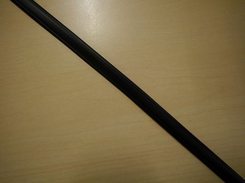 Leistenfüllerband 12 mm breit schwarz