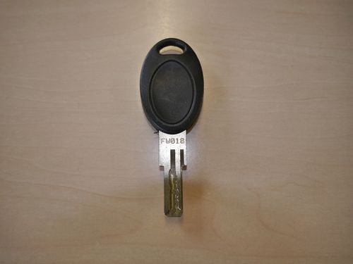 Schlüssel mit der Schließung FW018 Original Ersatzteil T.E.C.