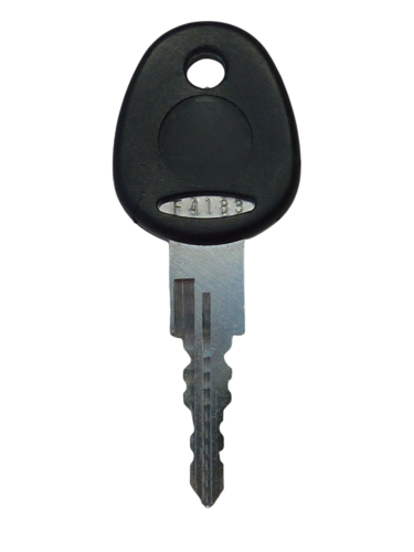 Schlüssel mit der Schließung F4183