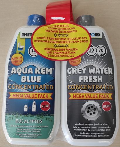 Aqua Kem Blue Eucalyptus + Grey Water Fresh Set von Thetford